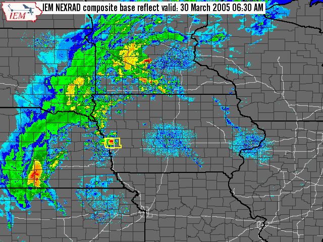 Convective season is here.