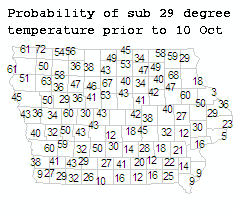 Should expect hard freeze