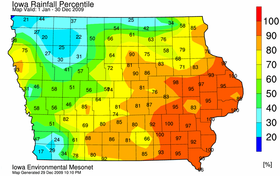 2009 Precipitation Totals