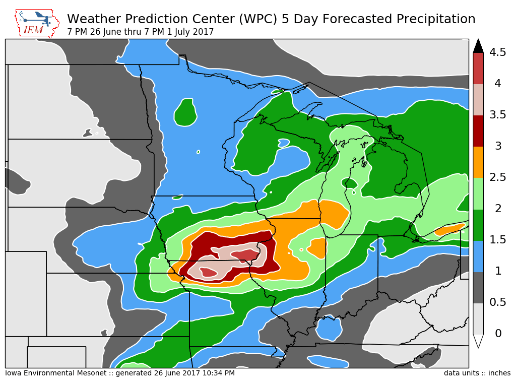 Wet end to June