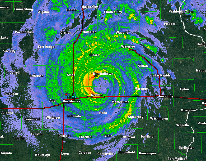 Harvey in Iowa