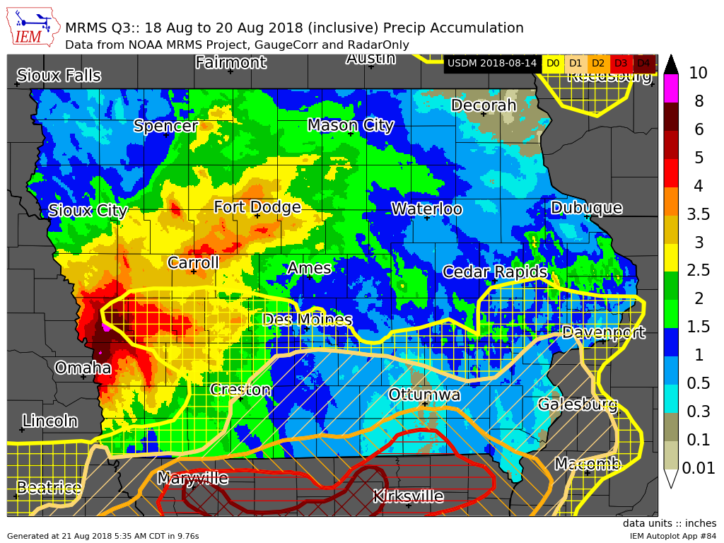 Another Big August Rainfall