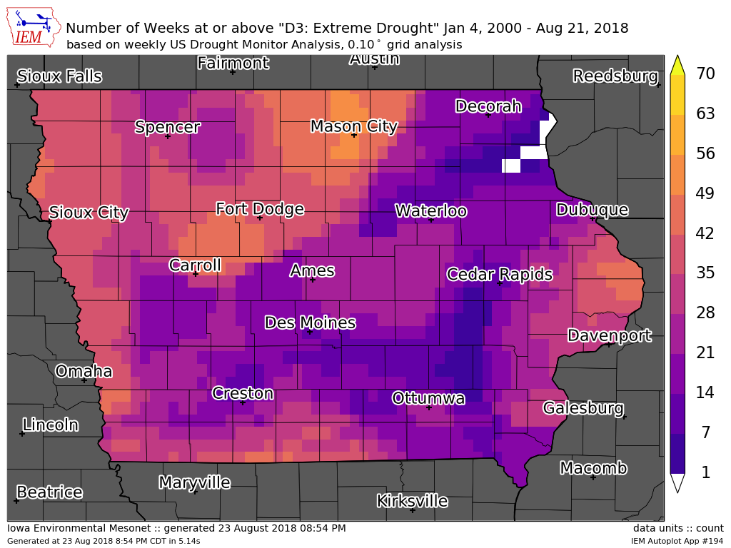 D3 Drought Frequency