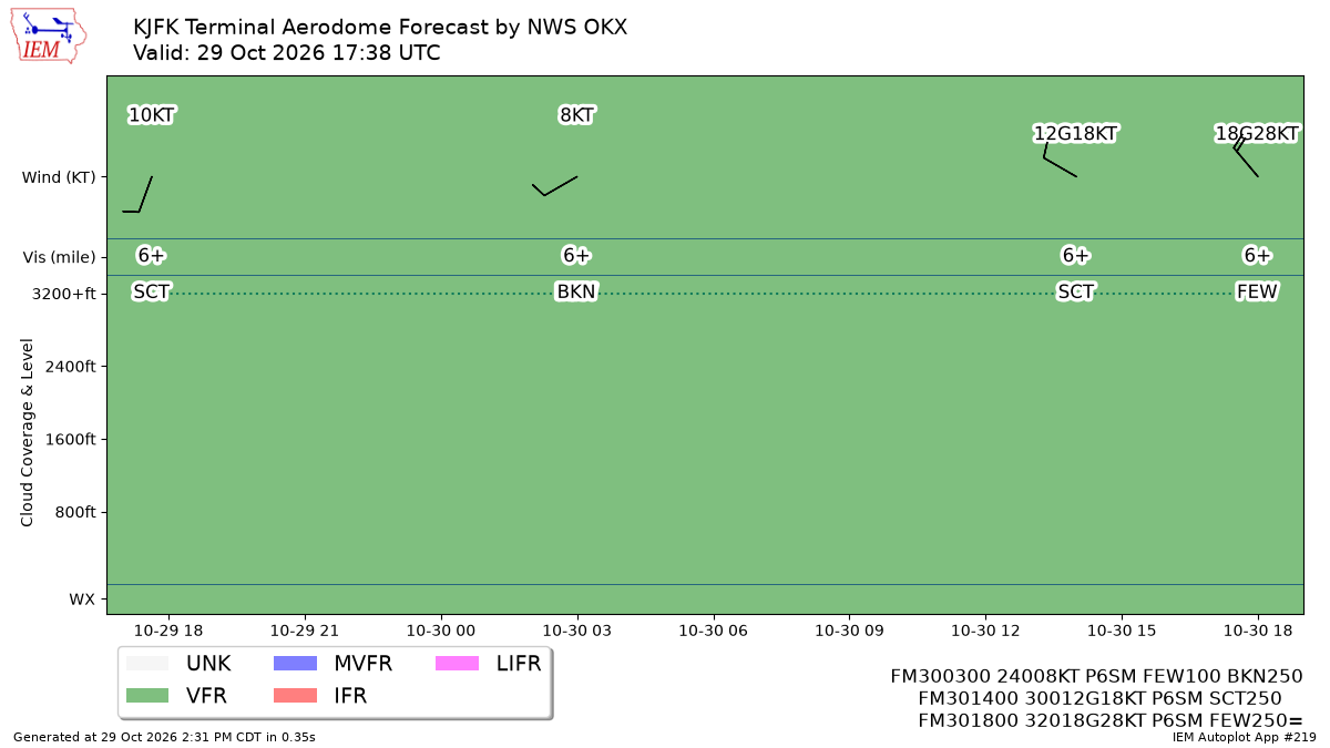 TAF Visualization for KJFK